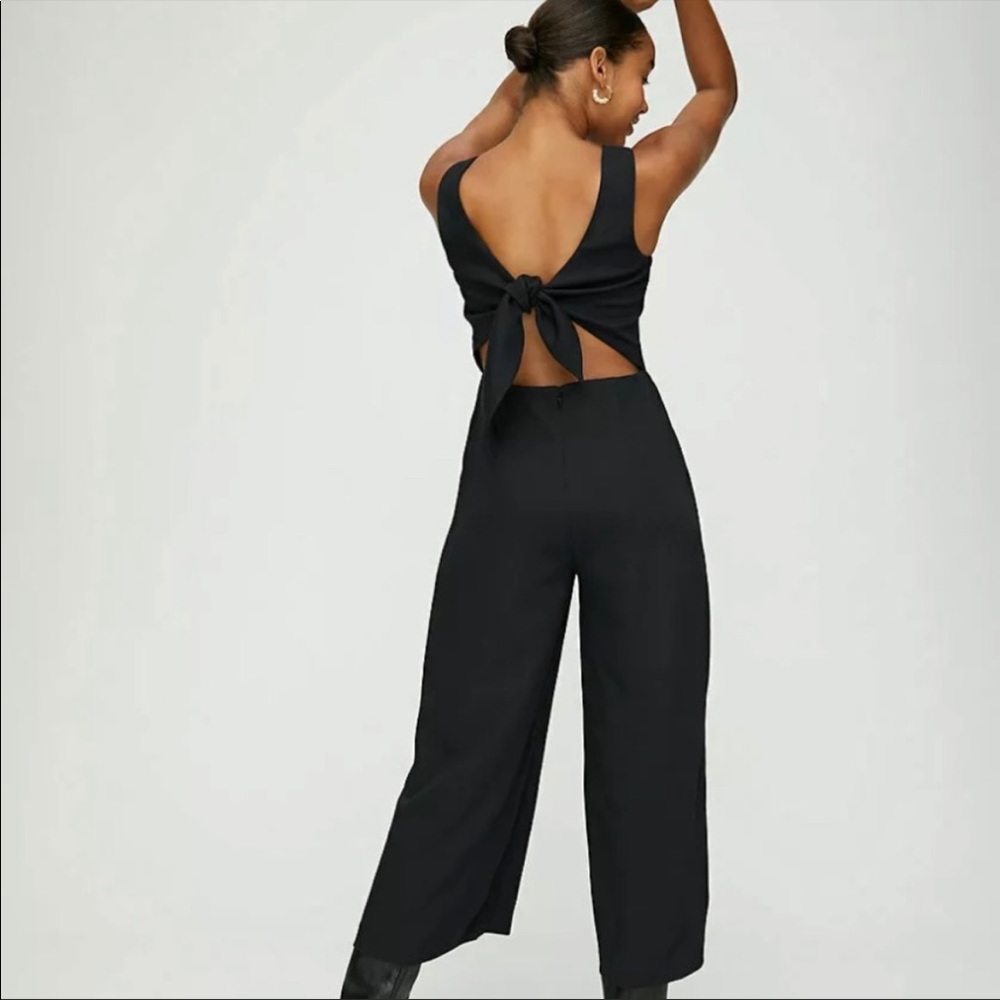 Wilfred Aritzia Black Écoulement Jumpsuit - Picture 2 of 7